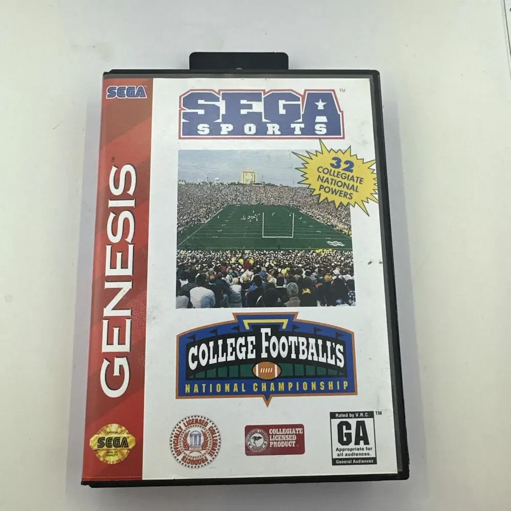 College Football's National Championship Sega Genesis Vintage Retro Gaming